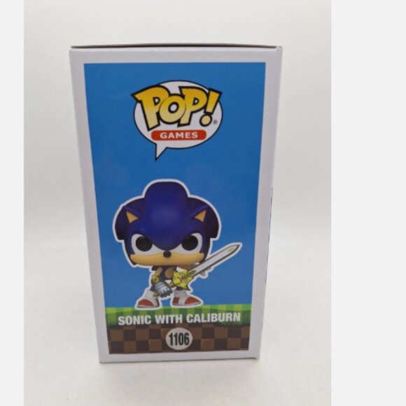 Funko Pop! Sonic the Hedgehog: Sonic With Caliburn #1106 NYCC 2025 NEW (IN HAND) - Picture 4 of 5
